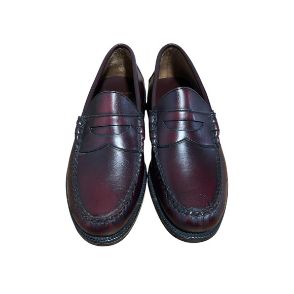 Johnston & Murphy Aristocraft Heidelberg Burgundy Loafers Leather Shoes Men\'s 8 main image 5